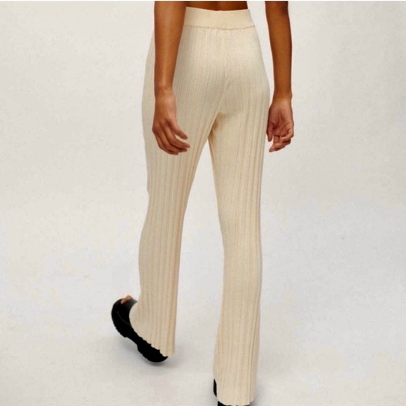 Lioness | Donna High Rise Rib Knit Flares for Urban Outfitters, Sz M ♥ NWOT - Picture 3 of 9